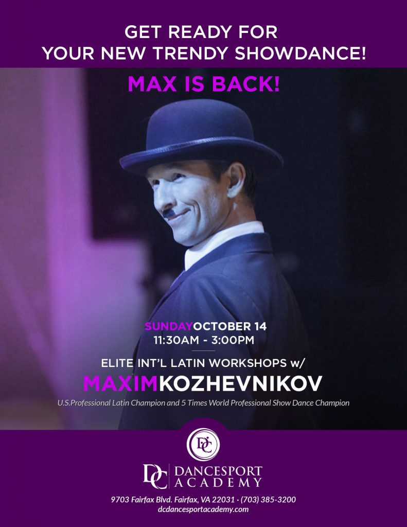 Elite Int'l Latin Workshops w/ Maxim Kozhevnikov