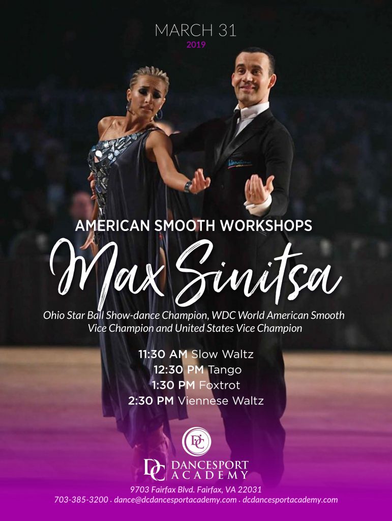 Elite Workshops With WDC World American Smooth Vice Champion Max Senitsa