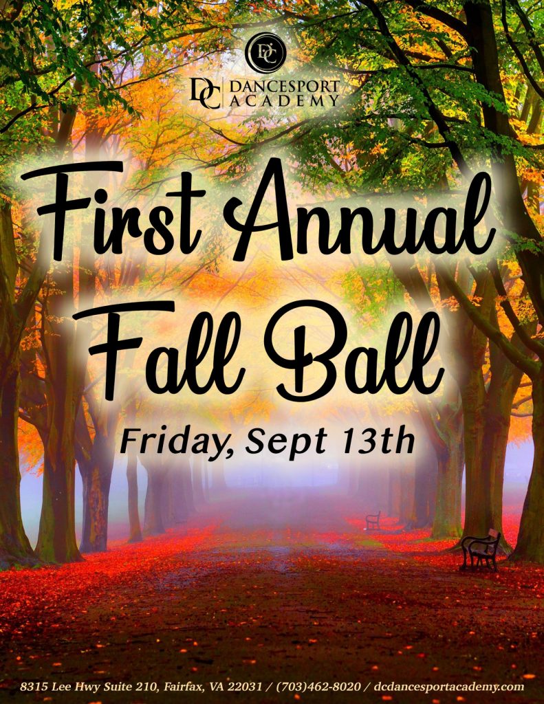 First Annual Fall Ball at DC DanceSport Academy