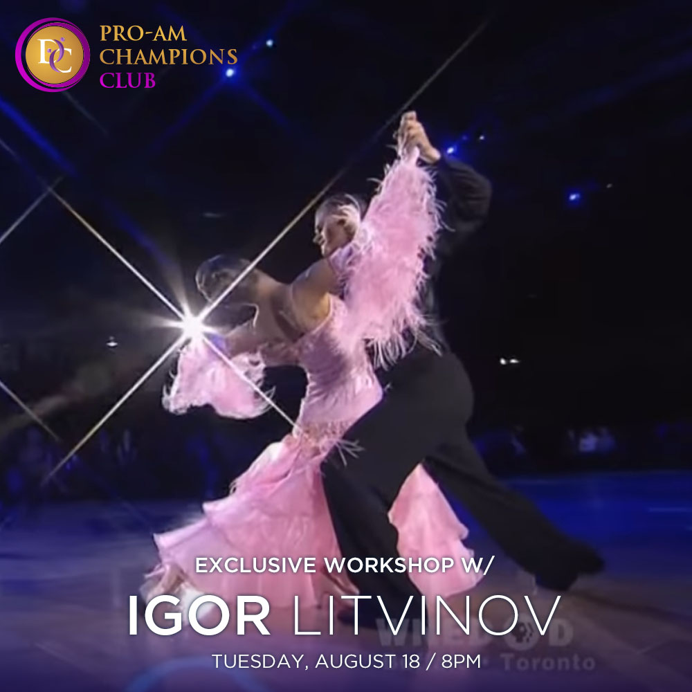 Exclusive Workshop "Mastery Exercises for Viennese Waltz" with Igor Litvinov