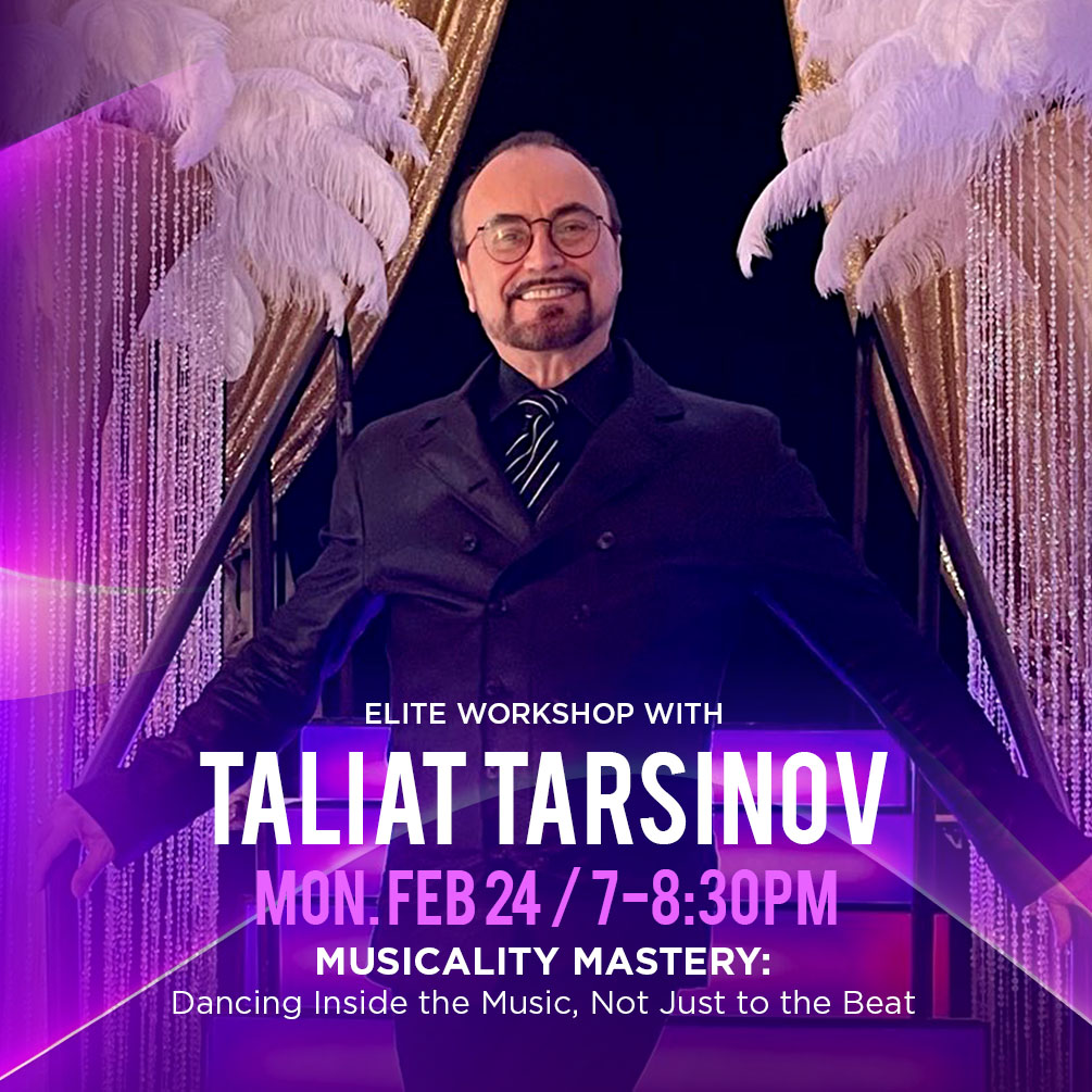 Elite Workshop with Taliat Tarsinov at DC DanceSport Academy Musicality Mastery: Dancing Inside the Music, Not Just to the Beat